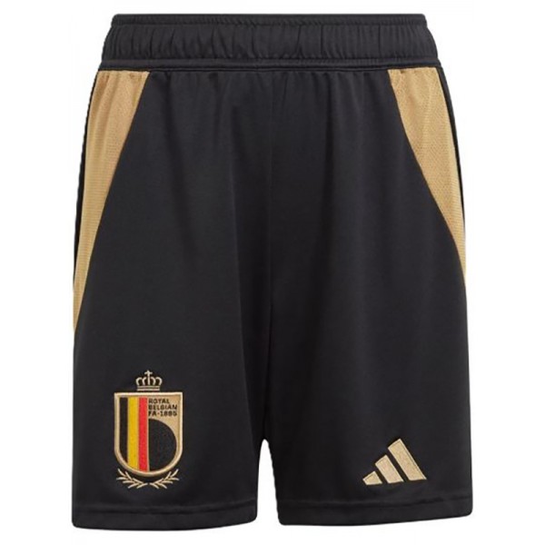 Belgium pantaloncini maglia da casa da uomo prima uniforme da calcio abbigliamento sportivo pantaloni maglia da calcio Euro 2024 coppa
